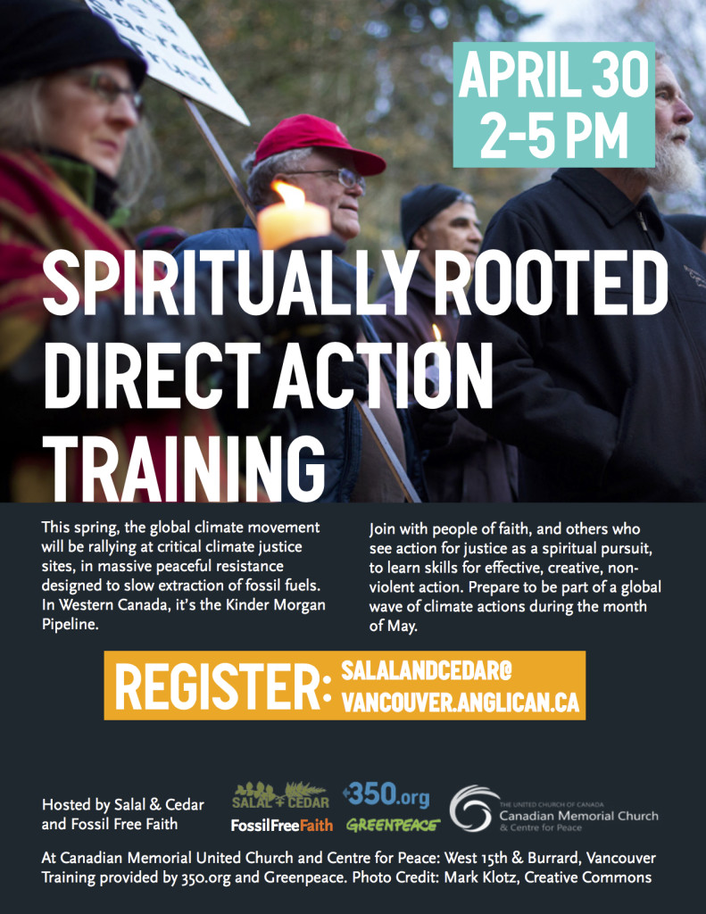 April 30 NV Direct Action Training - Poster